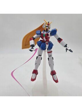 Assembled Bandai Nobell Gundam Plastic Model Figure With Stand AS IS